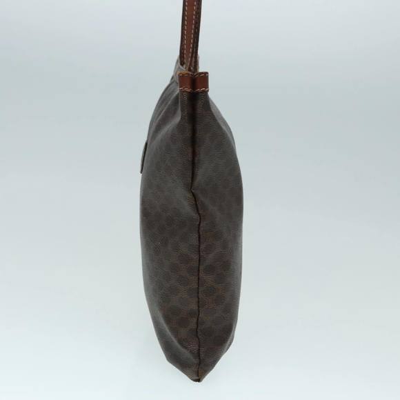 CELINE Macadam Canvas Hand Bag PVC Leather Brown Auth 92565 - Picture 3 of 16